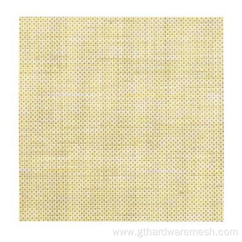 Plain braided brass mesh